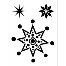 Пример трафарета Звезды 6