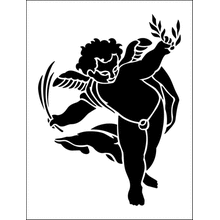 Пример трафарета Херувим 4