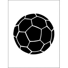 Пример трафарета Футбол 2