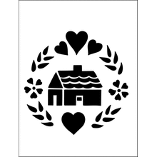 Пример трафарета Народный промысел 4