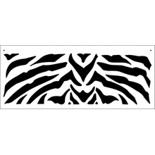 Пример трафарета Зебра 4