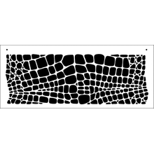 Пример трафарета Крокодил 2