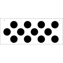 Пример трафарета В горошек 2