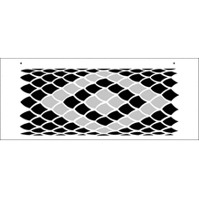 Пример трафарета Змея 2