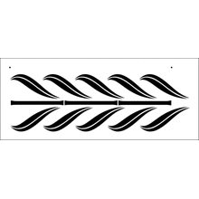 Пример трафарета Бамбук 5