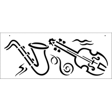 Пример трафарета Джаз