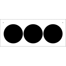 Пример трафарета Круги 6