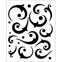 Пример трафарета Барокко 3