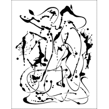 Пример трафарета Брызги 1