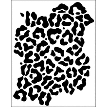 Пример трафарета Леопарды 1