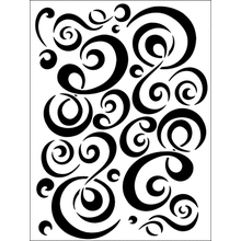 Пример трафарета Водовороты 1