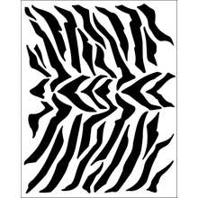 Пример трафарета Зебра 3