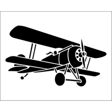 Пример трафарета Биплан