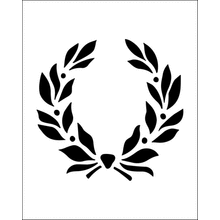 Пример трафарета Гирлянда 2