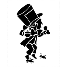 Пример трафарета Шляпник 2