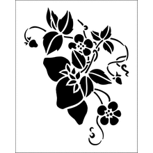 Пример трафарета Клубника