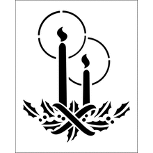 Пример трафарета Рождество 2