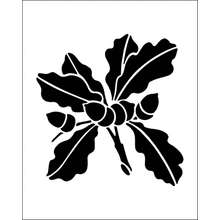 Пример трафарета Желуди 4