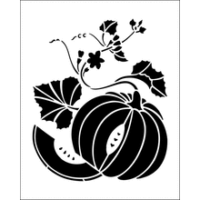 Пример трафарета Дыня