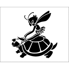 Пример трафарета Фея 1