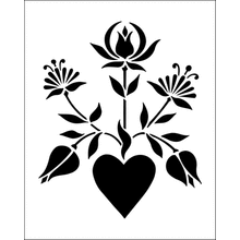 Пример трафарета Народный промысел 9