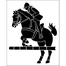 Пример трафарета Прыгун