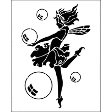 Пример трафарета Фея 2