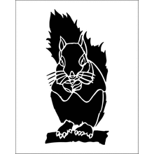 Пример трафарета Белка