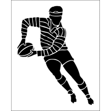 Пример трафарета Рэгби 1