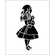 Пример трафарета Алиса 2