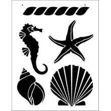 Пример трафарета Побережье 2