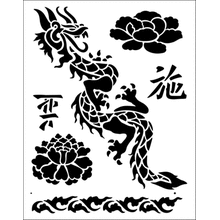 Пример трафарета Чайнатаун