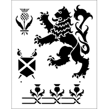 Пример трафарета Балморал