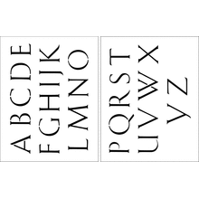 Пример трафарета Алфавит Б