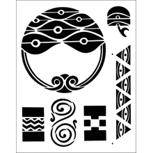 Пример трафарета Густав Климт