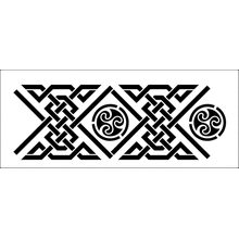 Пример трафарета Кельты 4