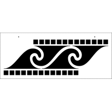 Пример трафарета Греция 5