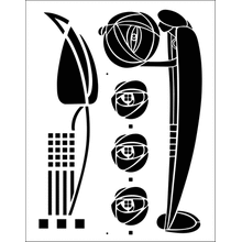 Пример трафарета Макинтош 10