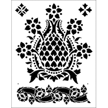 Пример трафарета Викторианский узор 2