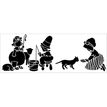 Пример трафарета Детские сказки 2