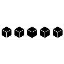 Пример трафарета Кубист