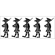 Пример трафарета Маршировка