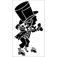 Пример трафарета Шляпник 1