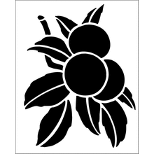 Пример трафарета Яблоки 1