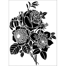 Пример трафарета Букет