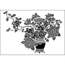 Пример трафарета Ваза 1