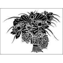 Пример трафарета Ваза 2