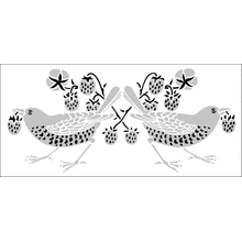 Пример трафарета Клубничные воры