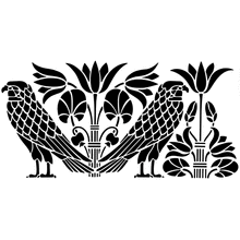 Пример трафарета Египет 1