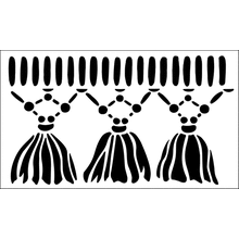 Пример трафарета Кисточки 1